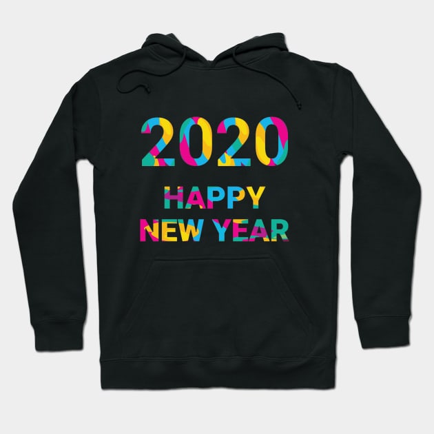 Happy New Year Hoodie by Hamady6060